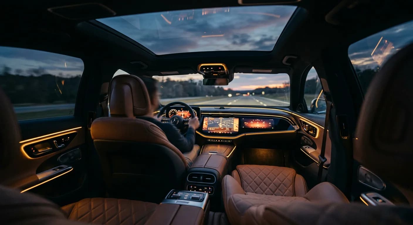 Mercedes E-Class — interior