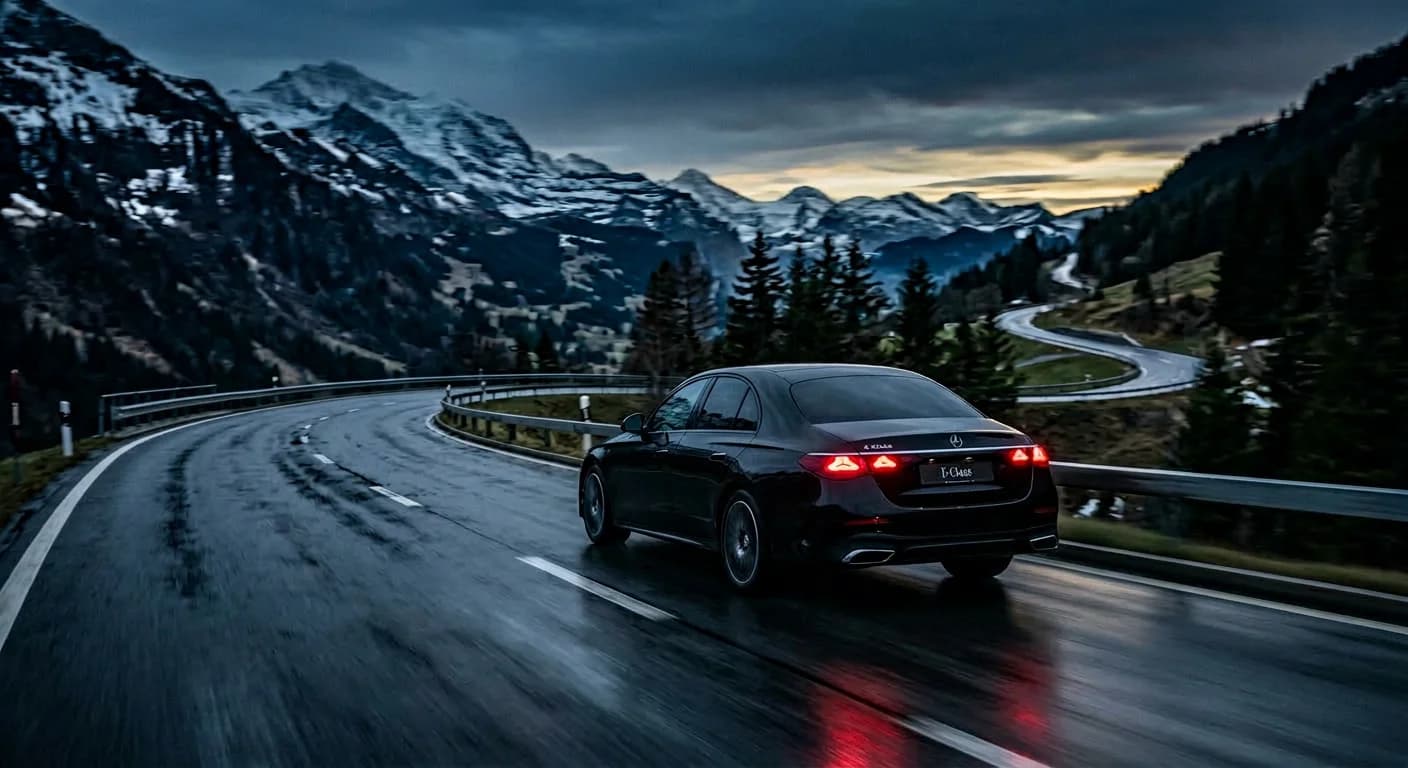 Mercedes E-Class — rear