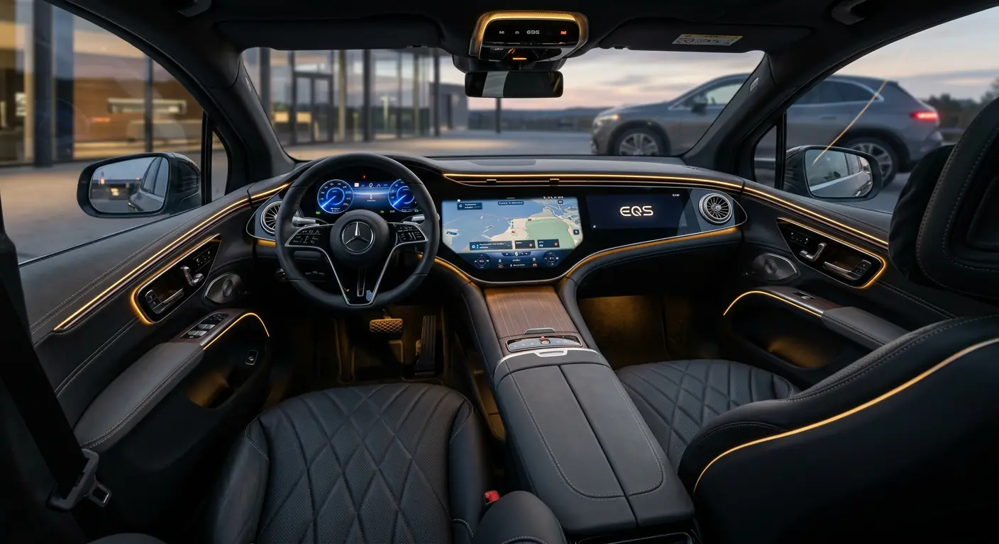 Mercedes EQS SUV — interior