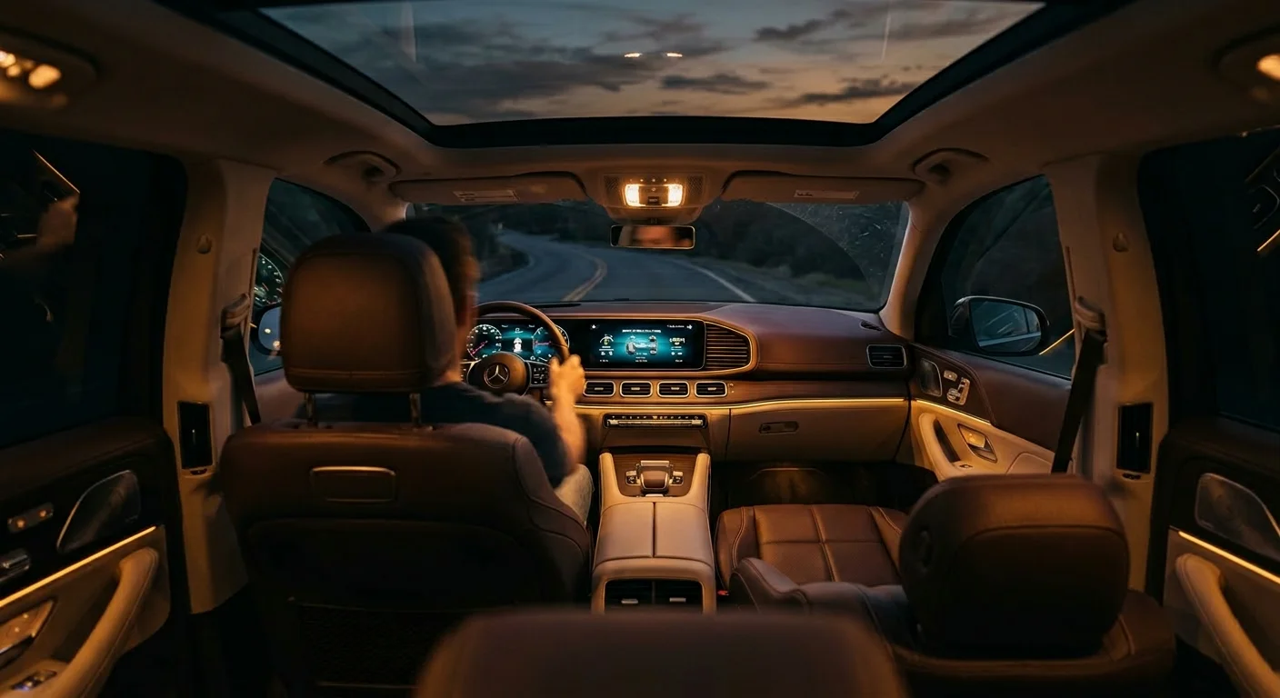 Mercedes SUV — interior